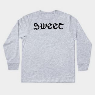 Sweet Tattoo Black Kids Long Sleeve T-Shirt